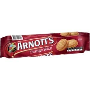 arnotts biscuit orange slice 250g